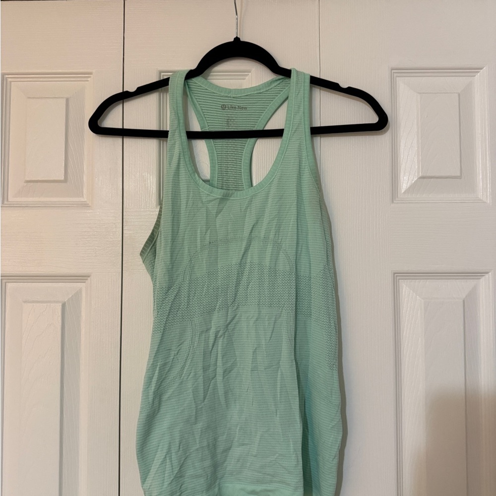 Lululemon Athletica Light Green Swiftly Tech Tank Top